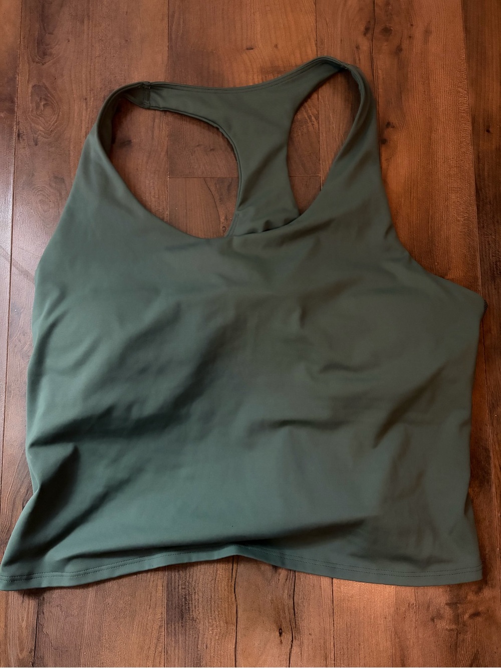 Old Navy Olive Green Active Racerback Sports Bra Tank